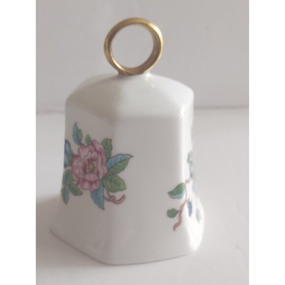 Aynsley England Hand Painted Dinner Bell "Pembroke Pattern" 3 1/2" - Picture 3 of 10